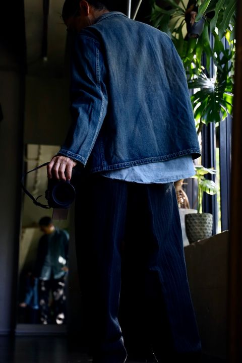 A.PRESSE US Army Vintage Denim Coverallスタイル.2024.9.4.