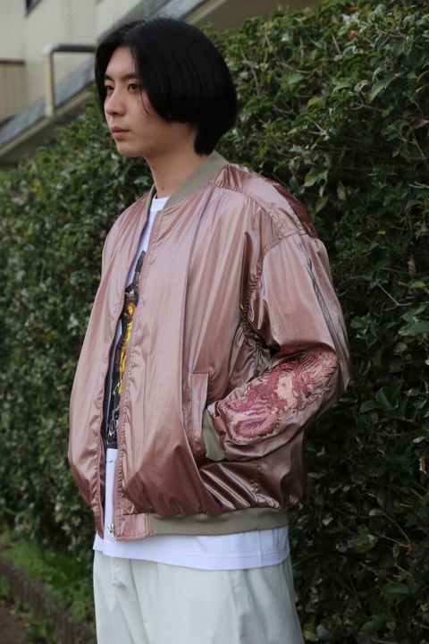 doublet GRADATION CHAOS EMBROIDERY BLOUSON style.2021.3.14.