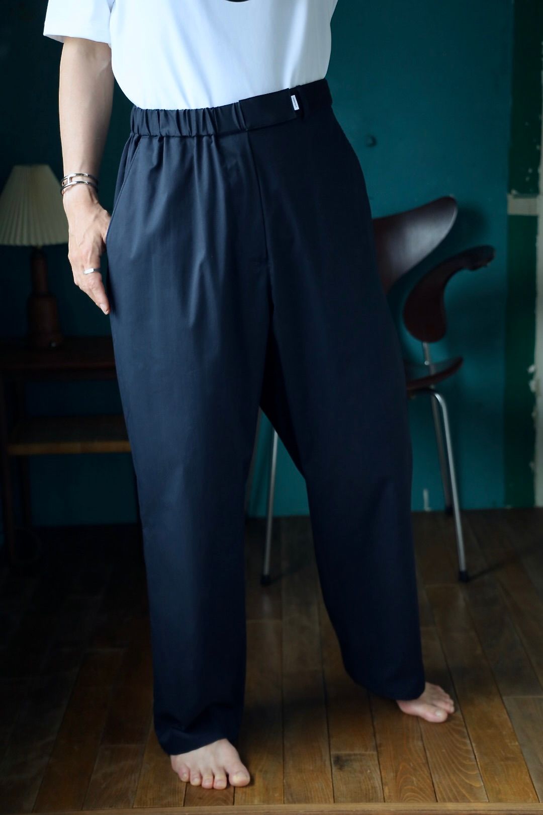 Graphpaper Solotex Twill Chef Pants(NAVY)スタイル