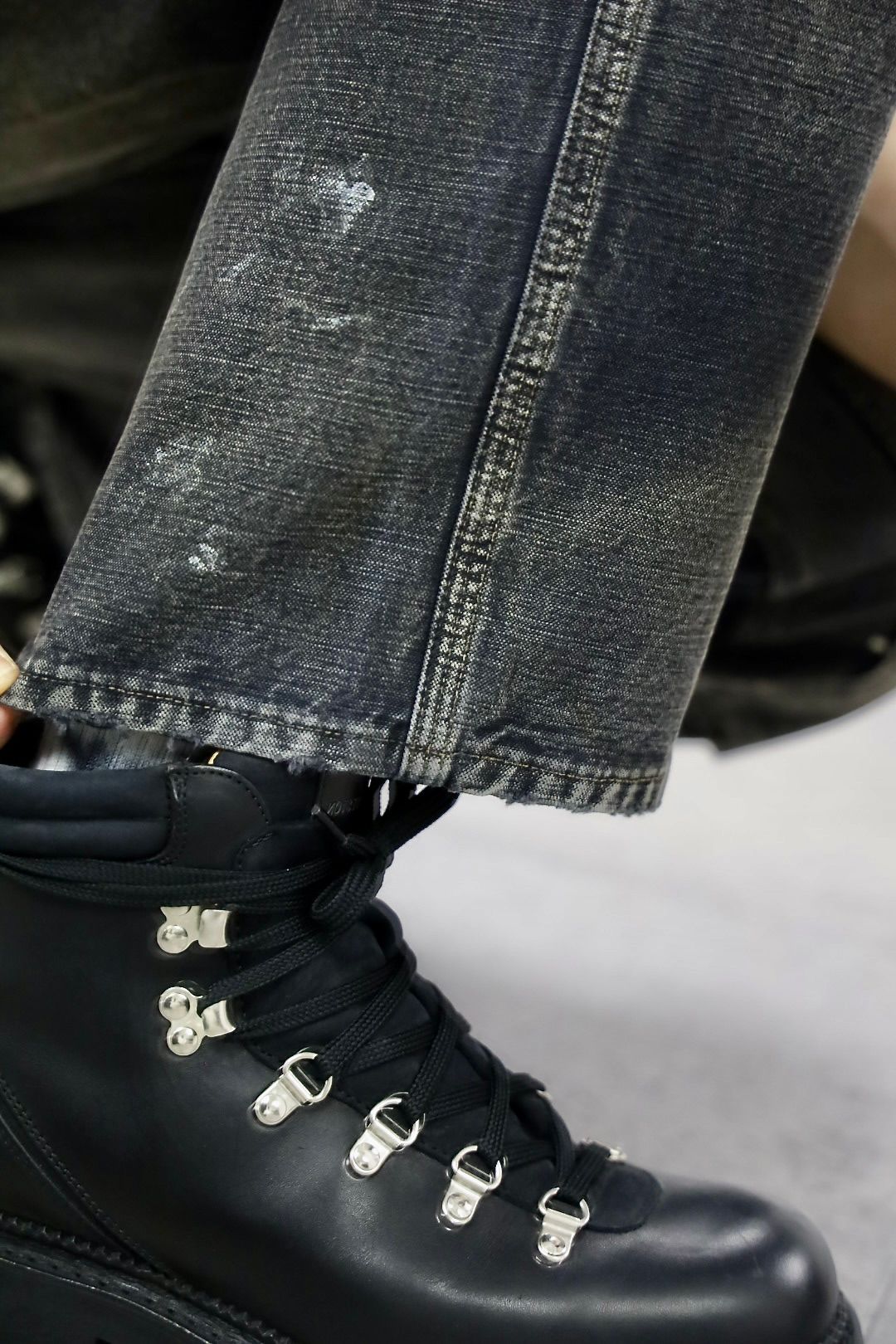 BOW WOW 25FWバウワウ  DUCK PAINTER PANTS AGED(BW252-DPP)AGED BLACK