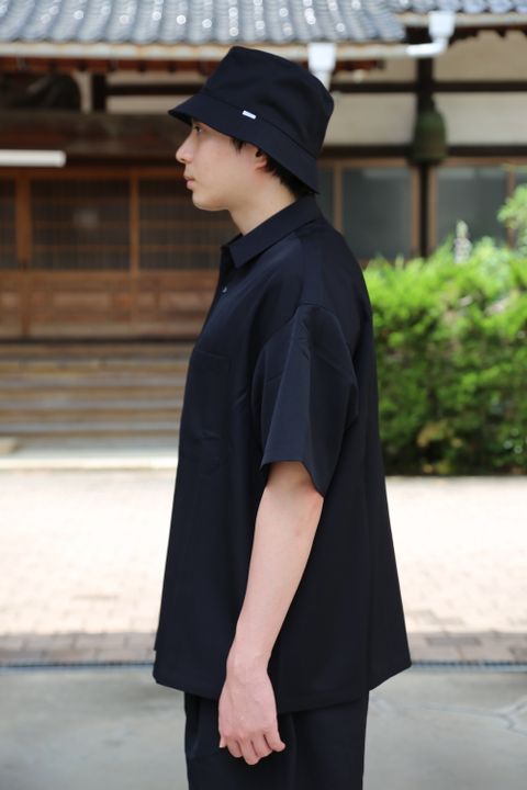 Graphpaper Selvage Wool S/S Oversized Box Shirt(GM212-50260) style.2021.6.19.