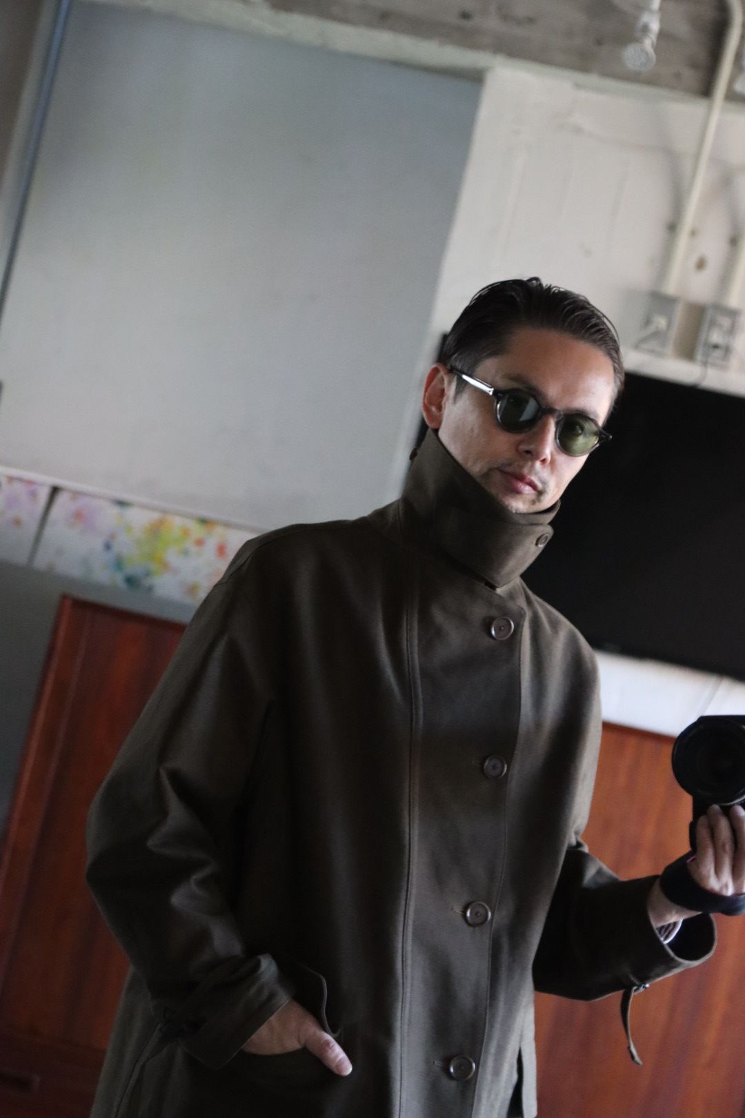 A.PRESSE Motorcycle Half Coat A.PRESSE Motorcycle Half Coat