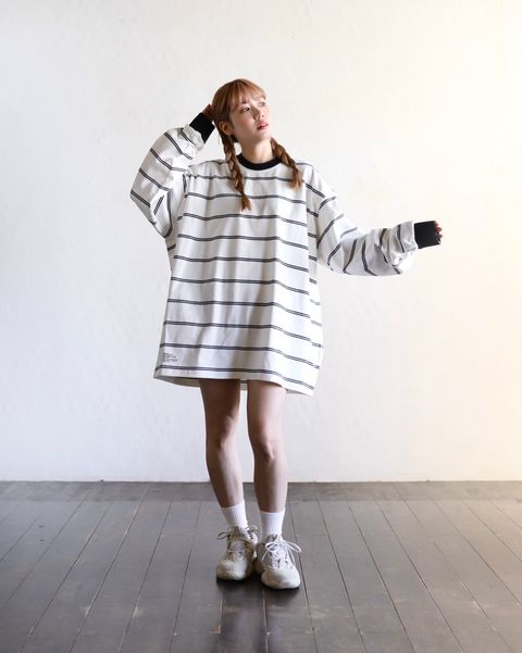 FreshService 新作MULTI BORDER L/S TEE style.2024.2.17
