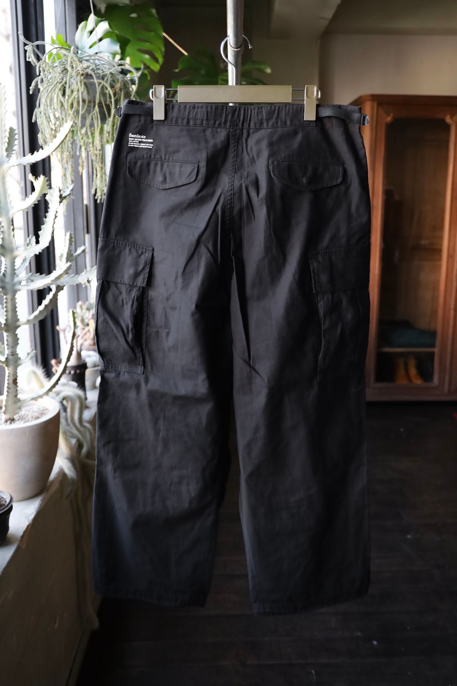 フレッシュサービス BACK SATEEN FIELD PANTS(FSC253-40145)BLACK☆10月11日(土)発売！