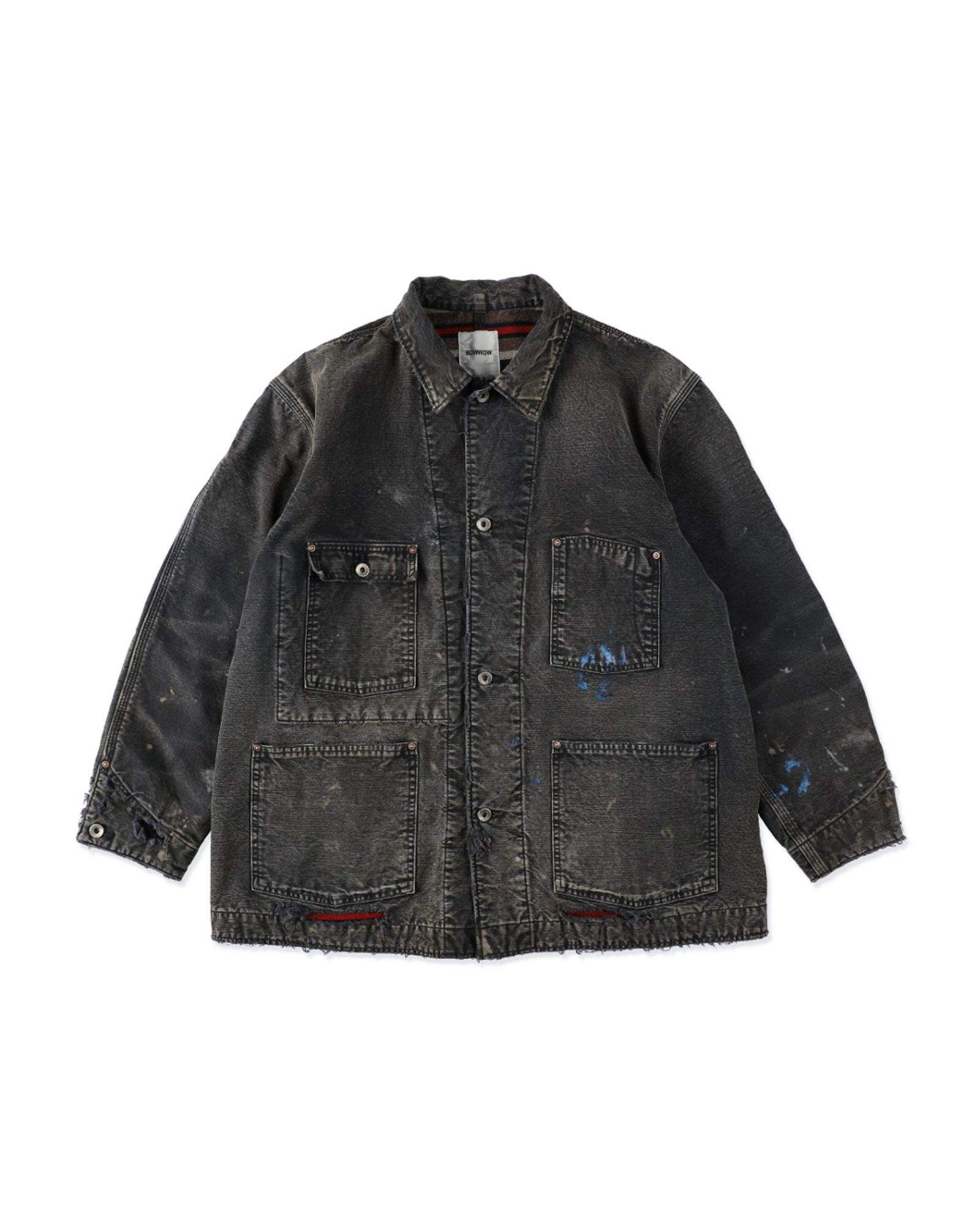 BOW WOW 25FWバウワウ  カバーオールDUCK COVERALL BLANKET LINER AGED(BW252-DCBL) AGED BLACK