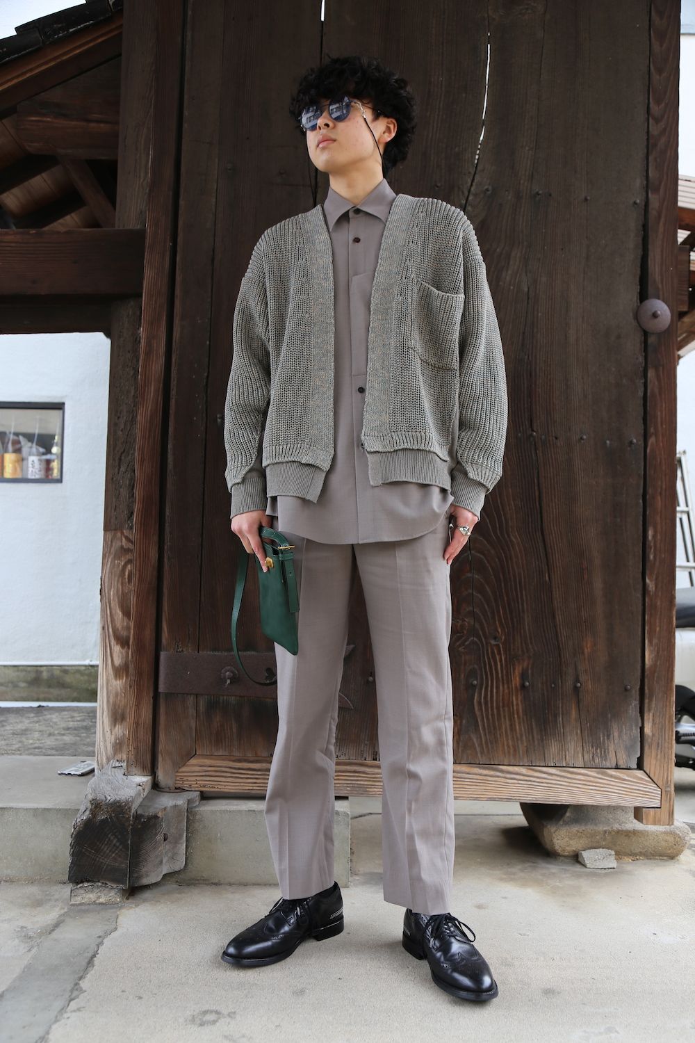 最大50%OFFクーポン YOKE 2021SS 5G CONNECTING RIB CARDIGAN