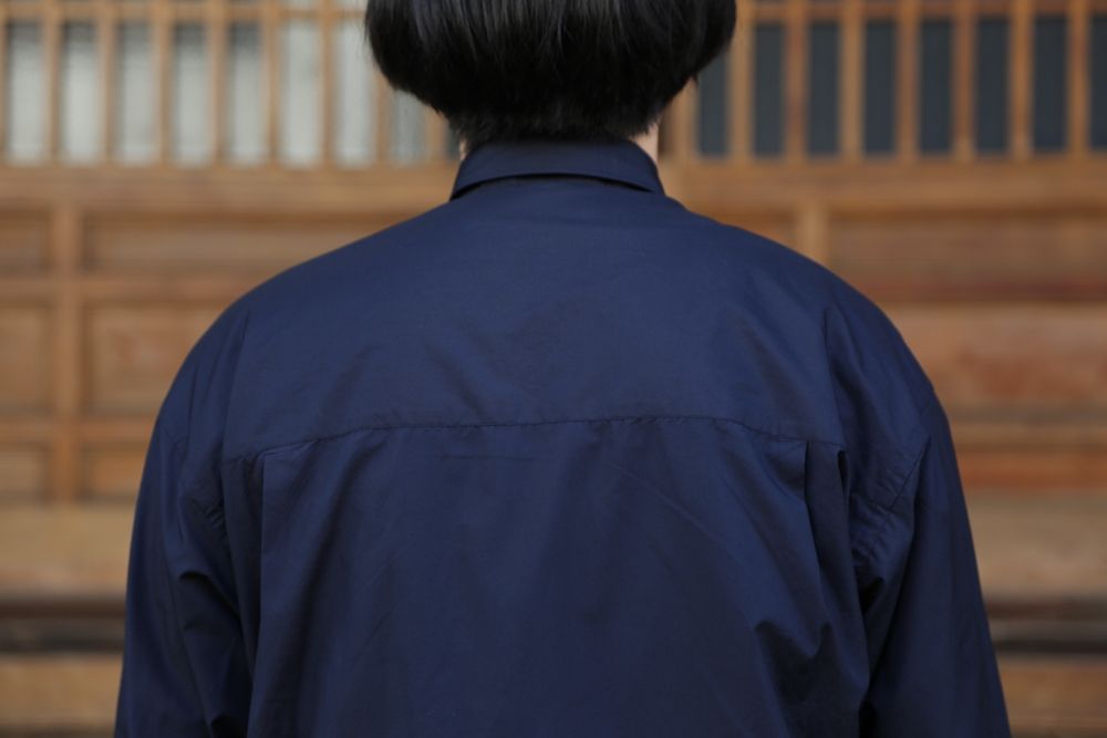 Gpaphpaper Broad L/S Oversized Regular Collar Shirt(GM212-50110B) style.2021.5.23.