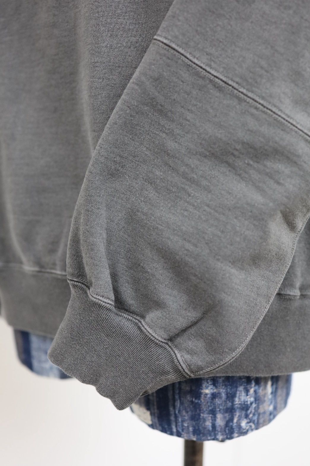 blurhms ブラームス 26SS Light Sweat Panel P/O(BHS26S032)Black pigment over dye☆1月23日(金)新作発売！