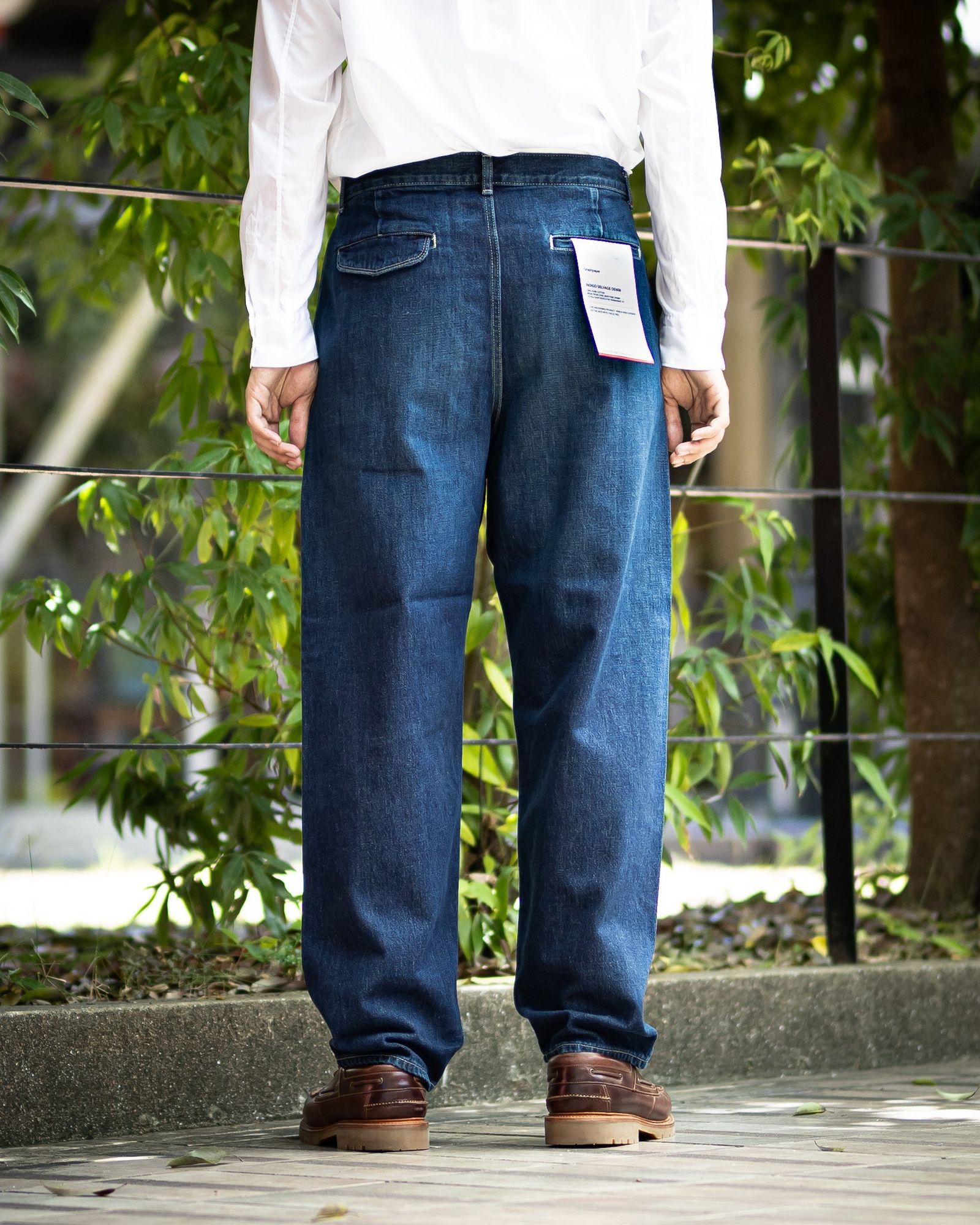 Graphpaper - グラフペーパー Selvage Denim Two Tuck Tapered Pants