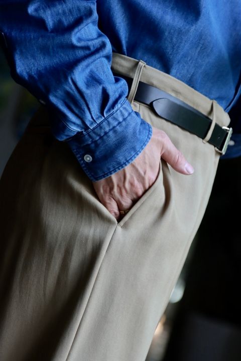 A.PRESSE Vintage Wool Trousersスタイル