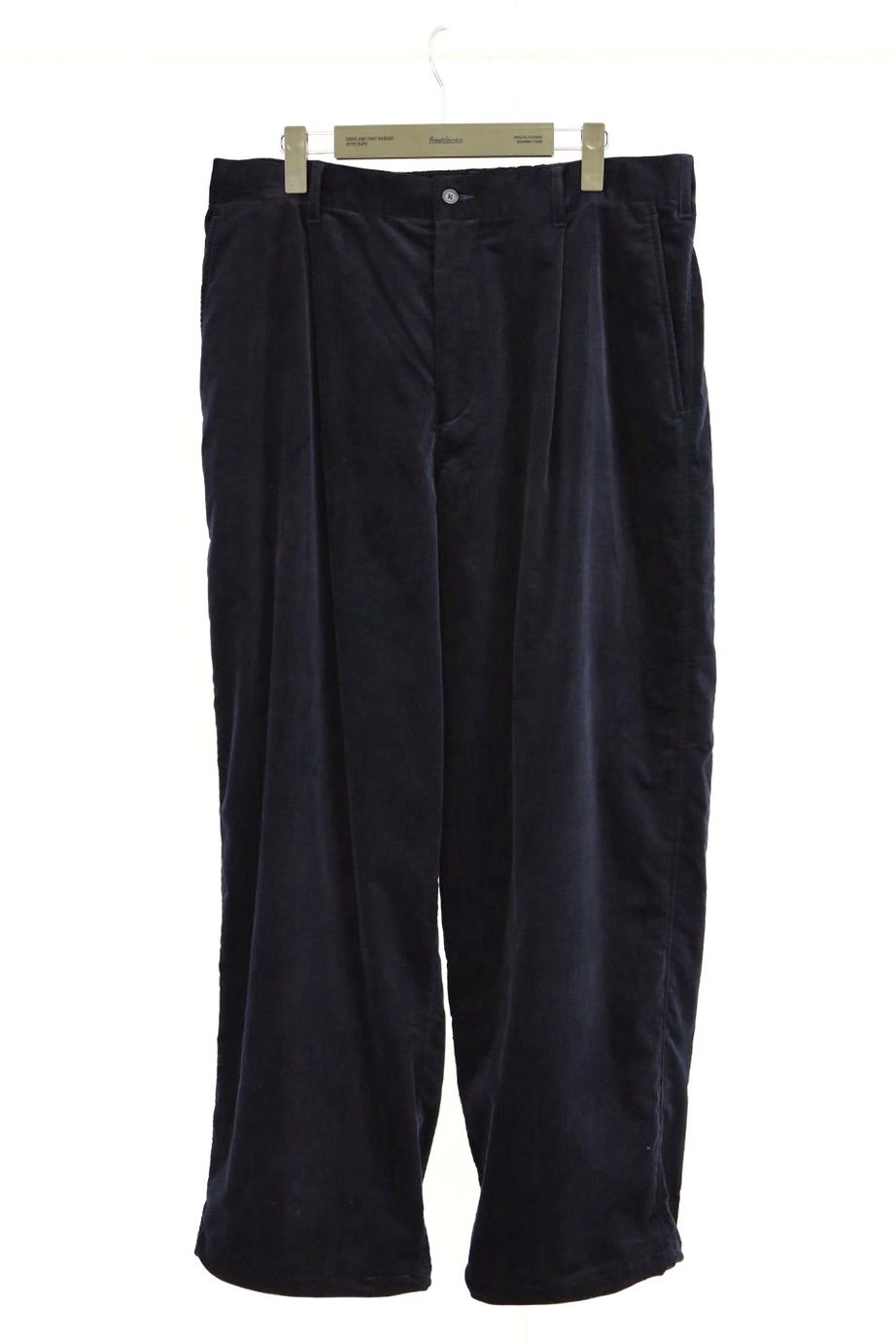 フレッシュサービス 26AW AIR CORDUROY WIDE TROUSERS(FSC263-40087)BLACK☆10月3日(土)発売！