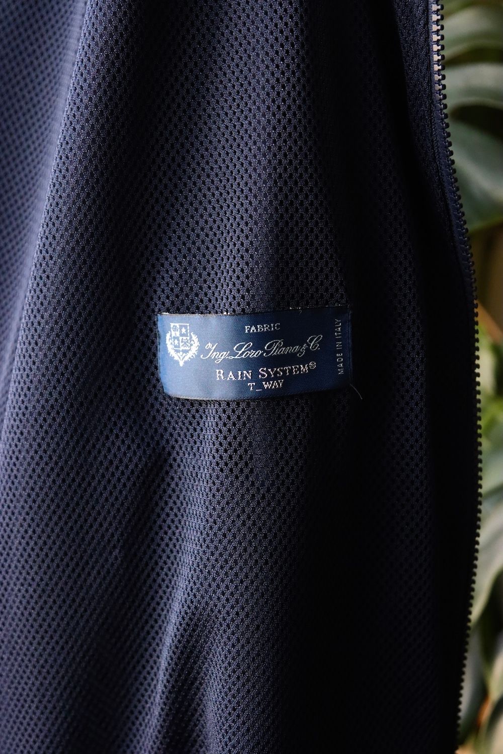 is-ness×NEAT LORO PIANA SPORT FABRICS JACKET"NAVY"イズネス22SS