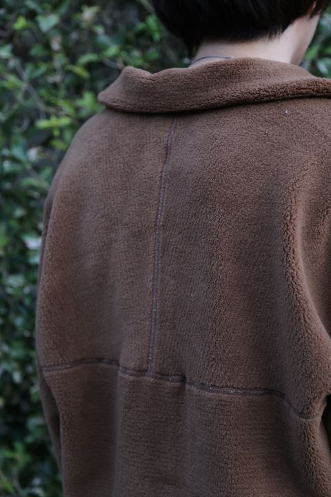 Graphpaper Wool Boa Zip-Up Blouson style.2020.10.2