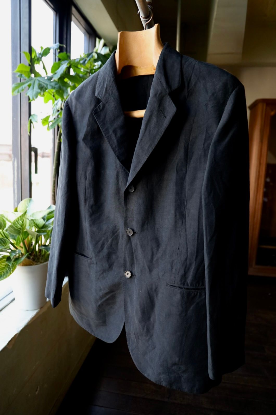 A.PRESSE - アプレッセ 25SS Silk Linen Jacket(25SAP-01-31H A.PRESSE - アプレッセ 25SS Silk Linen Jacket(25SAP-01-31H