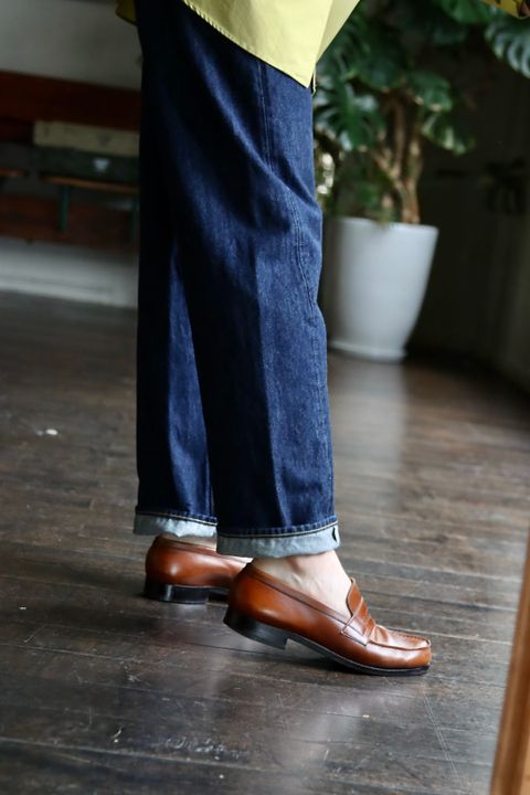YOKE 22AW OVERSIZED BIG POCKET SHIRT YELLOWスタイル