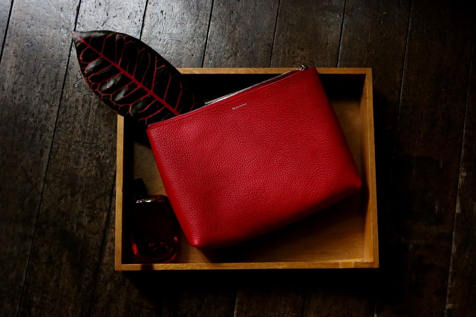 Hender Scheme - エンダースキーマ ポーチ pouch L(mj-rc-phl) RED