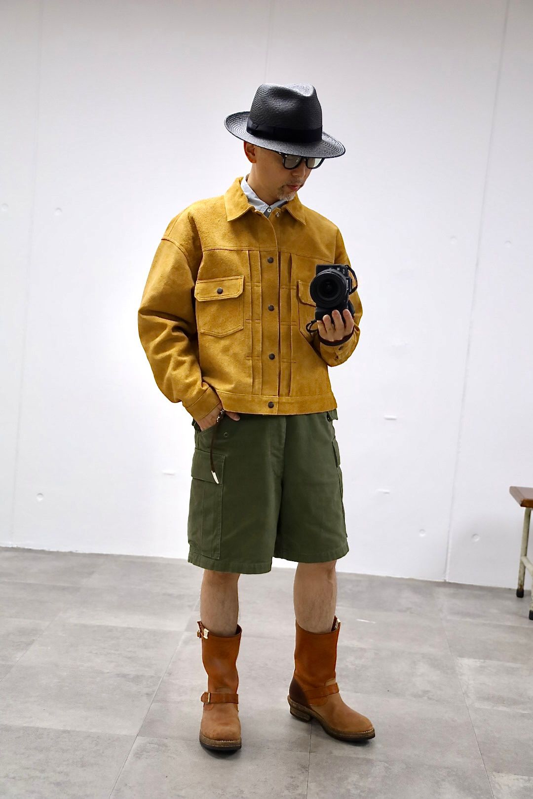 ©SAINT M×××××× セントマイケル 26SS BBJ_SUEDE SHIRTスタイル