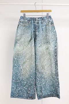 トーキングアバウト ジ アブストラクション WOMENS 26SS LACE PRINT WIDE PT(26SS-LPT-001)DENIM 新作発売！