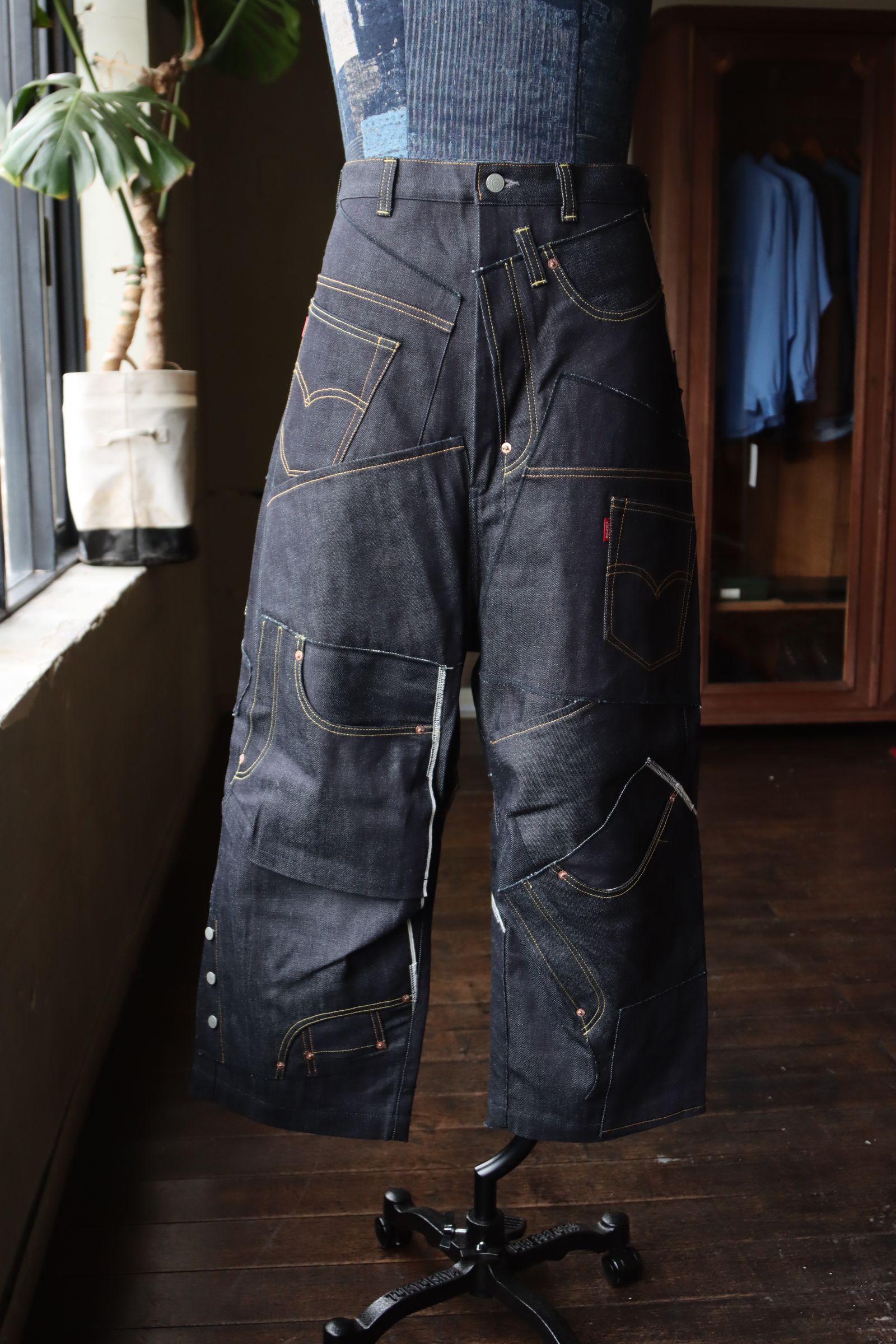 ジュンヤワタナベマン24SS Levi'sダブルネームカスタムデニムパンツ(WM-P201-051) ☆4月5日(金)発売！