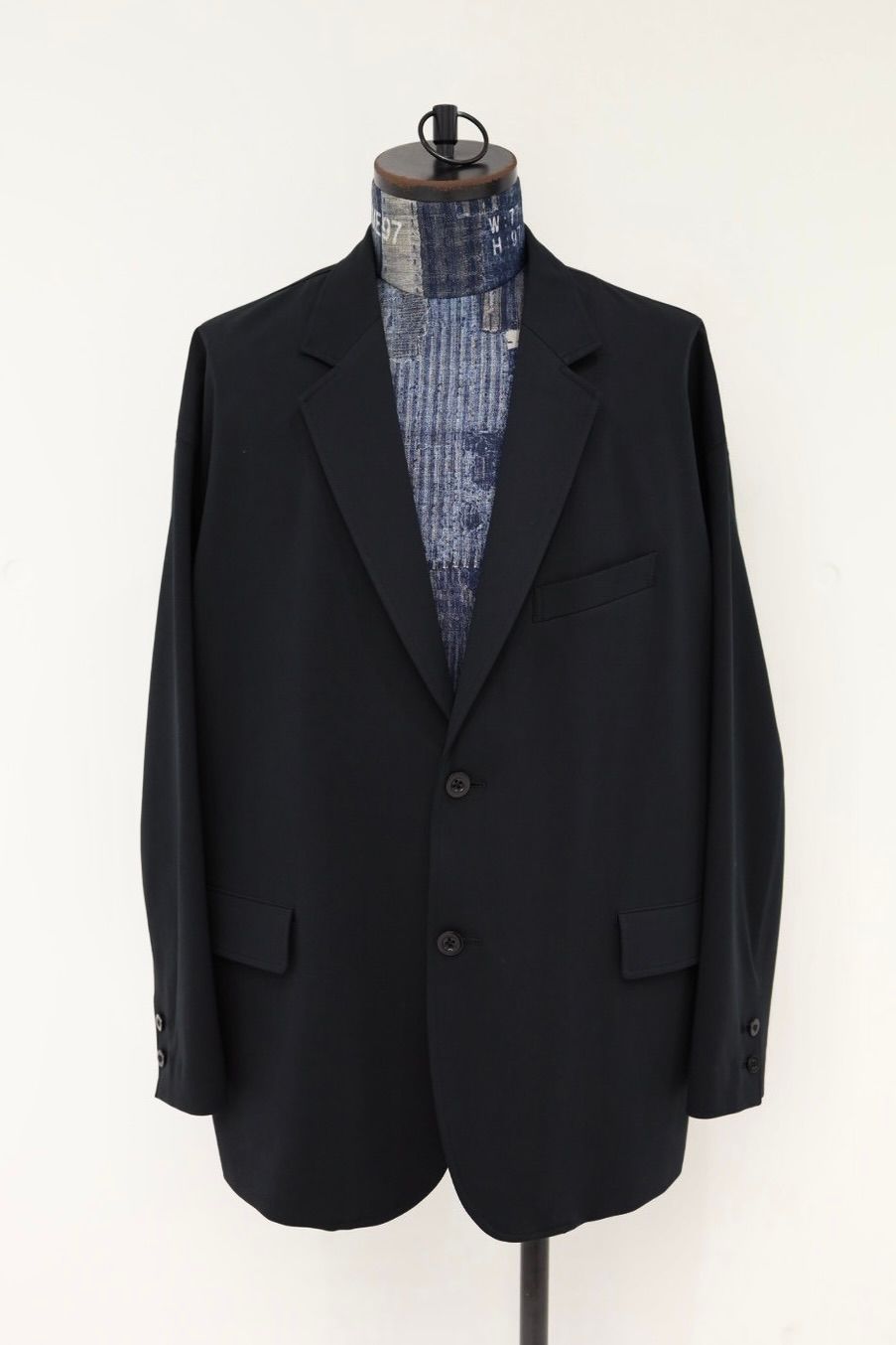 グラフペーパー26SS Compact Ponte Jacket (GM261-20039B)BLACK