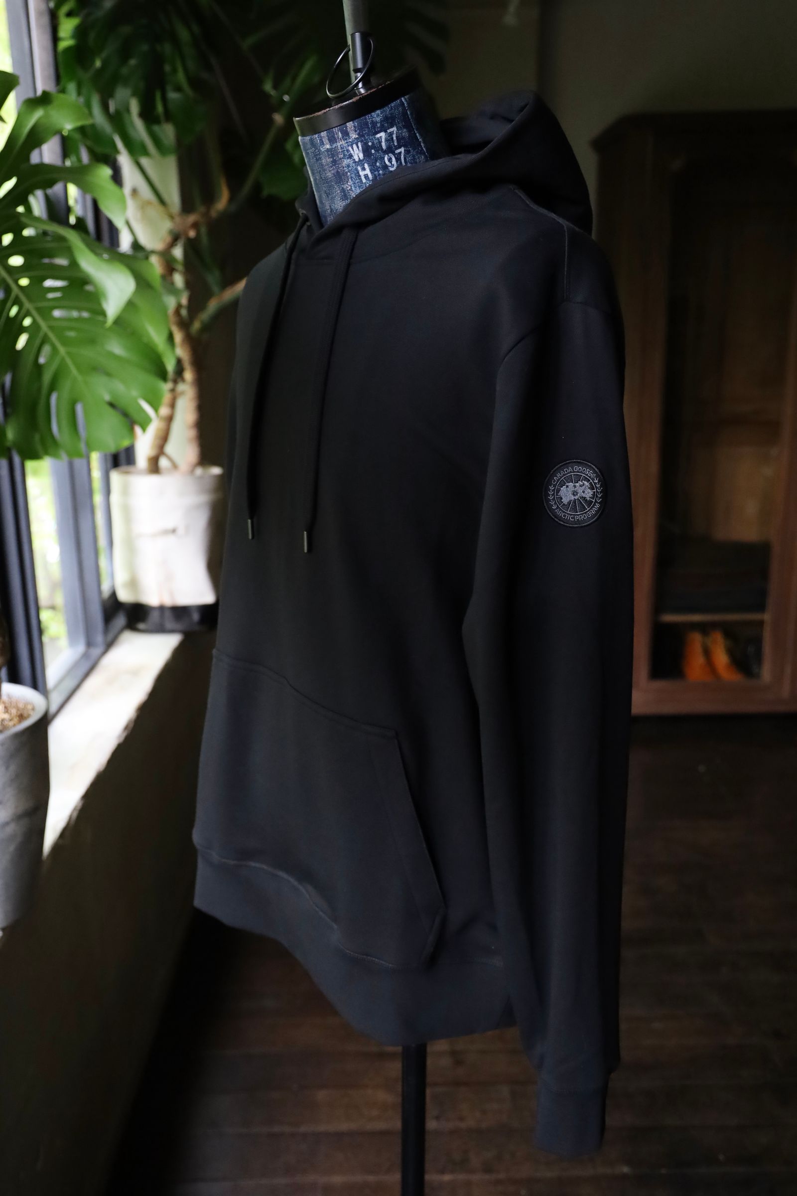 カナダグース HURON HOODY BLACK LABEL(7403MB) BLACK カナダグース正規取扱店