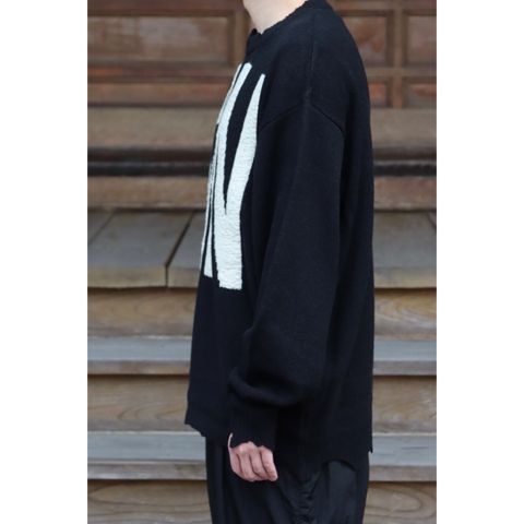 ©SAINT M×××××× WOOL SWTER SIN(SM-S21-0000-039)BLACK style