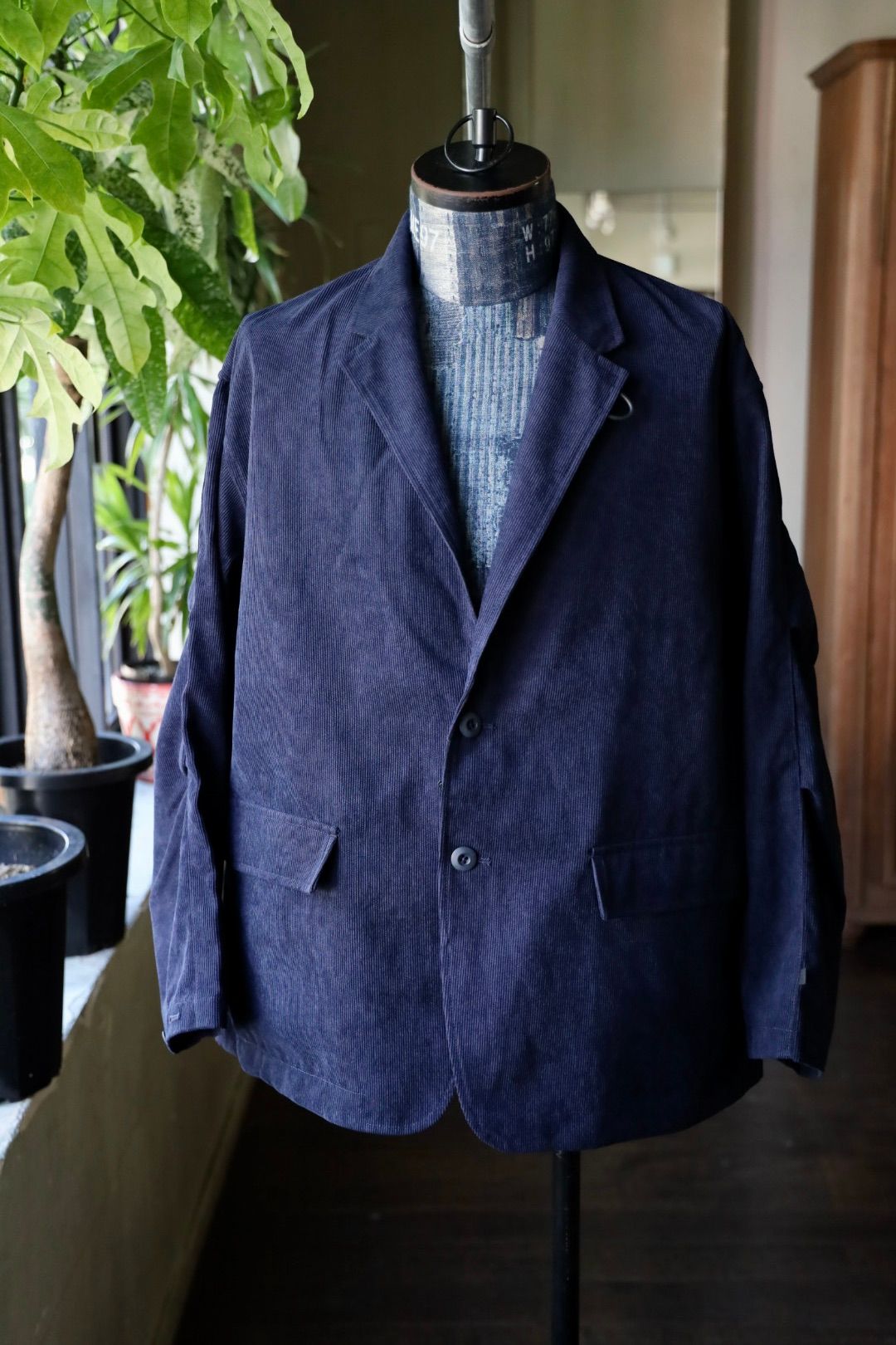 DAIWA PIER39 25FW TECH LOOSE 2B JACKET CORDUROY(BJ-32025W)NAVY
