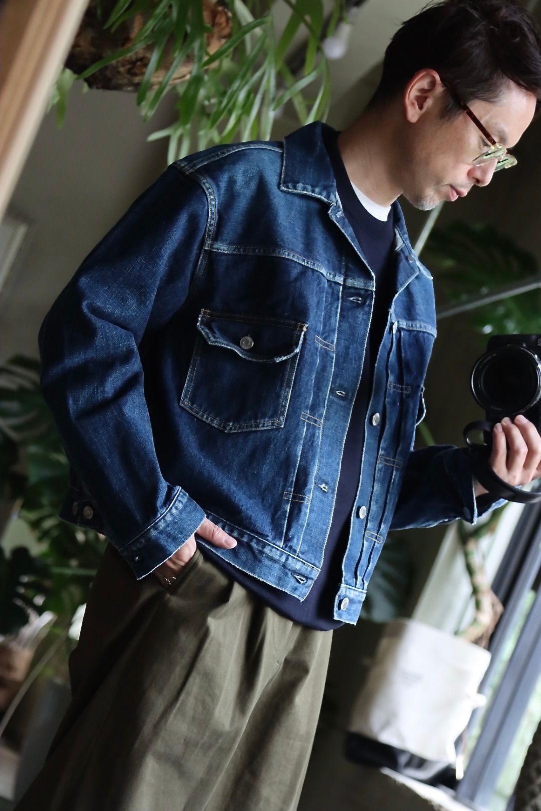 アウトレット廉価 アプレッセ 2nd Type Denim Jacket Size 46 Gジャン