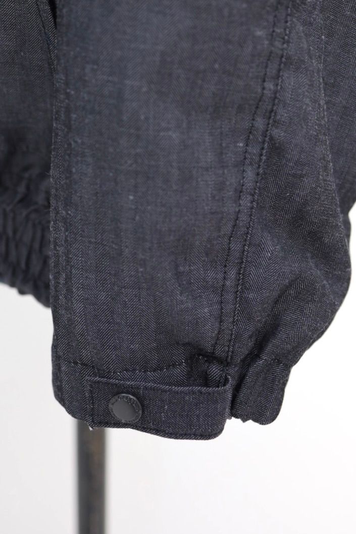 コムデギャルソンオム26SS ウールラミーギャバ×牛革ジャケット(HQ-J006-051)BLACK☆2月6日(金)発売！