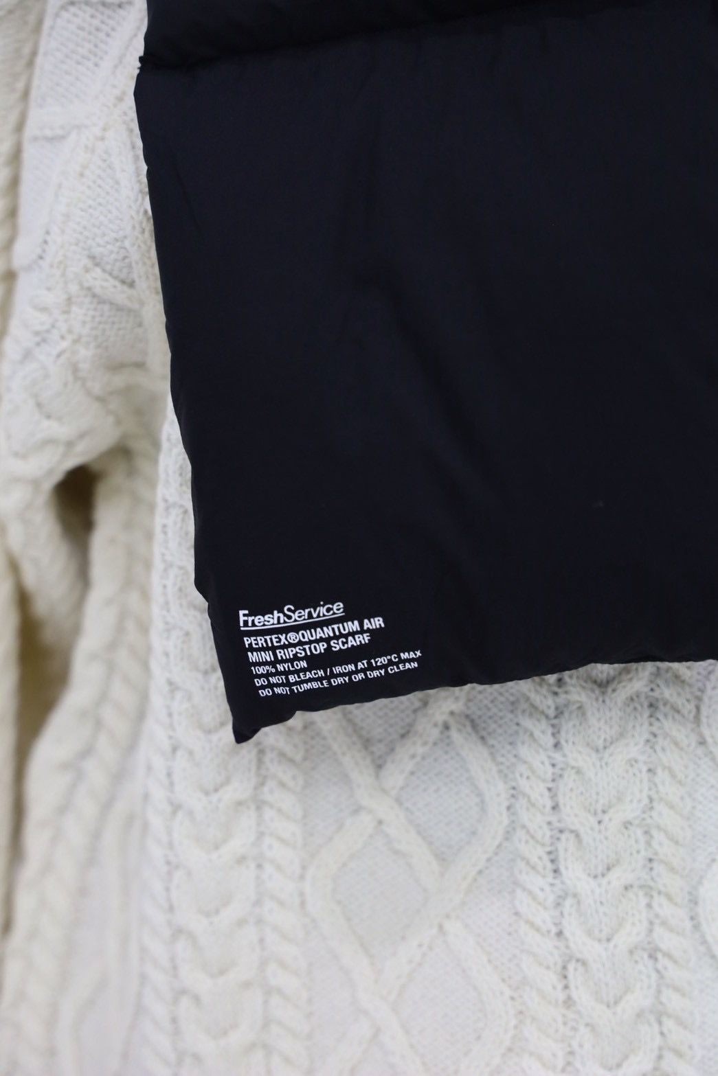 フレッシュサービス PERTEX® QUANTUM AIR MINI RIPSTOP SCARF(FSP253-90198)BLACK★10月18日(土)発売！