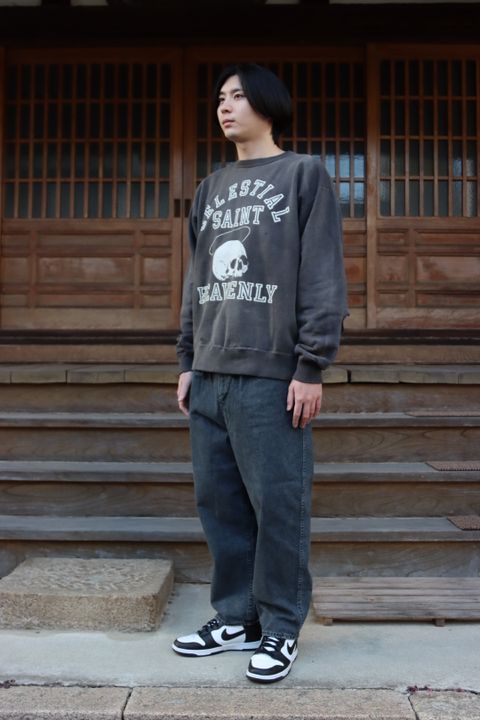 ©SAINT M×××××× スカルスウェット"BLACK"style