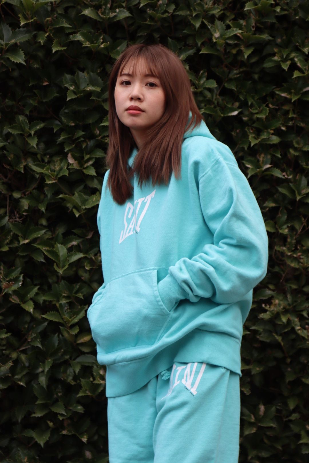 ©SAINT M×××××× 23SS SAINT HOODIE"BLUE"スタイル
