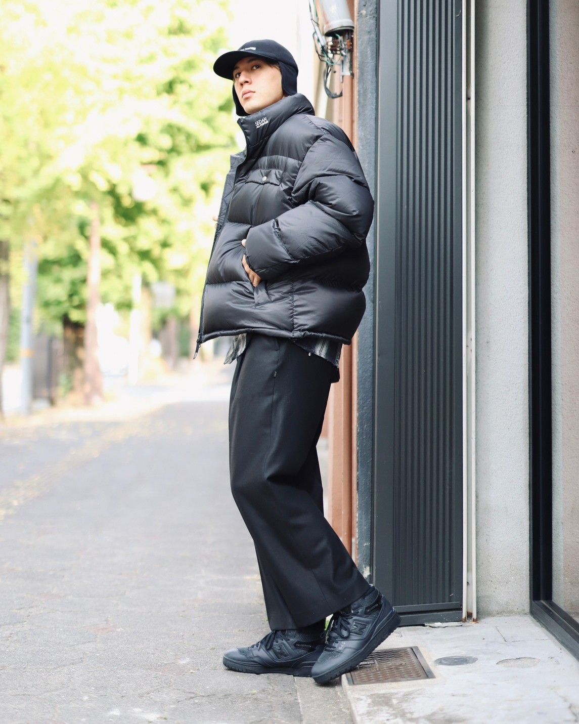 SEDAN ALL-PURPOSE Tech Flannel Wide Slacks
