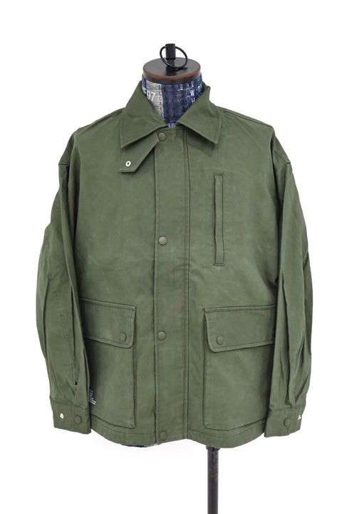 フレッシュサービス WAXED OXFORD UTILITY JACKET(FSC261-30260)KHAKI★2月14日(土)発売