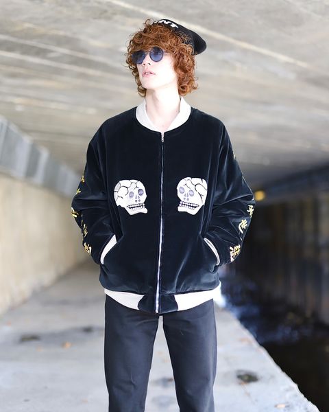 ©SAINT Mxxxxxx X WILDSIDE YOHJI YAMAMOTO SKULL SUKA JACKETスタイル