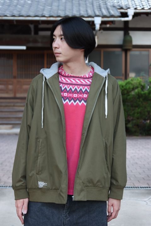 FreshService SWEAT HOODED SWING TOP(FSW-21-CT_79) style.2021.10.10