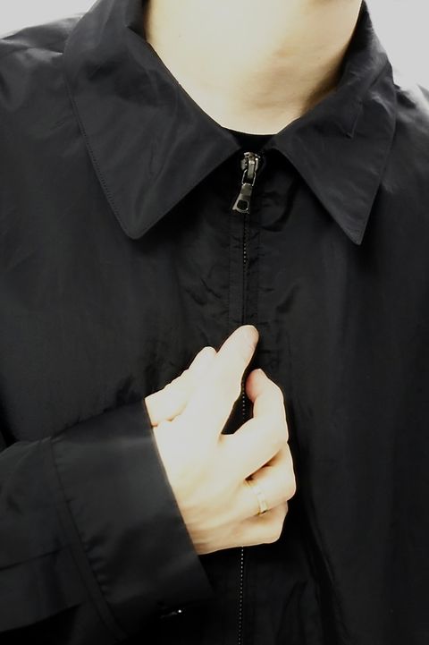 blurhms 26SS Poly-Silk Zip Jacketスタイル.2026.3.14.