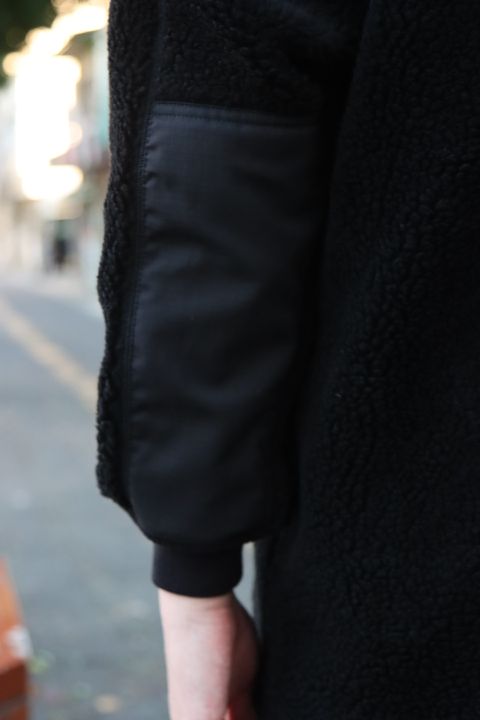 COMME des GARCONS HOMME ボアフリースハーフジップパーカー style.2022.9.30