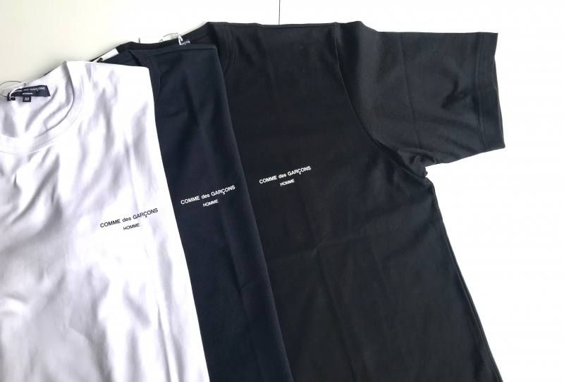 COMME des GARCONS HOMME(コムデギャルソン オム 綿天竺 ロゴTシャツ) HC-T009-051☆7月12日金曜日発売予定
