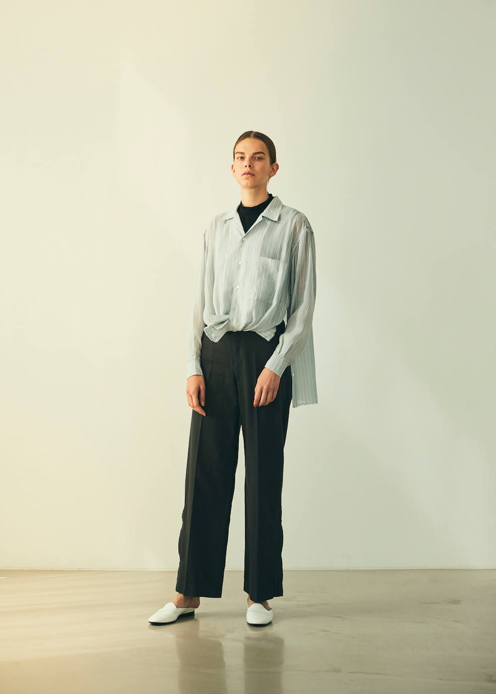 YOKE「OVERSIZED STRIPE SHIRTS」※3月7日土曜日発売