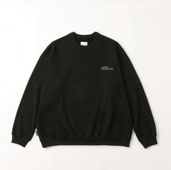 S.F.C 25FW エスエフシー TECH CREW SWEAT (SFCFW25CS01)Black☆10月25日(土)発売！