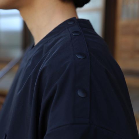 COMME des GARCONS HOMME HOMMEエステルナイロンツイル切り替えポケット半袖シャツ(HG-T021-051) style. 2021.05.07.