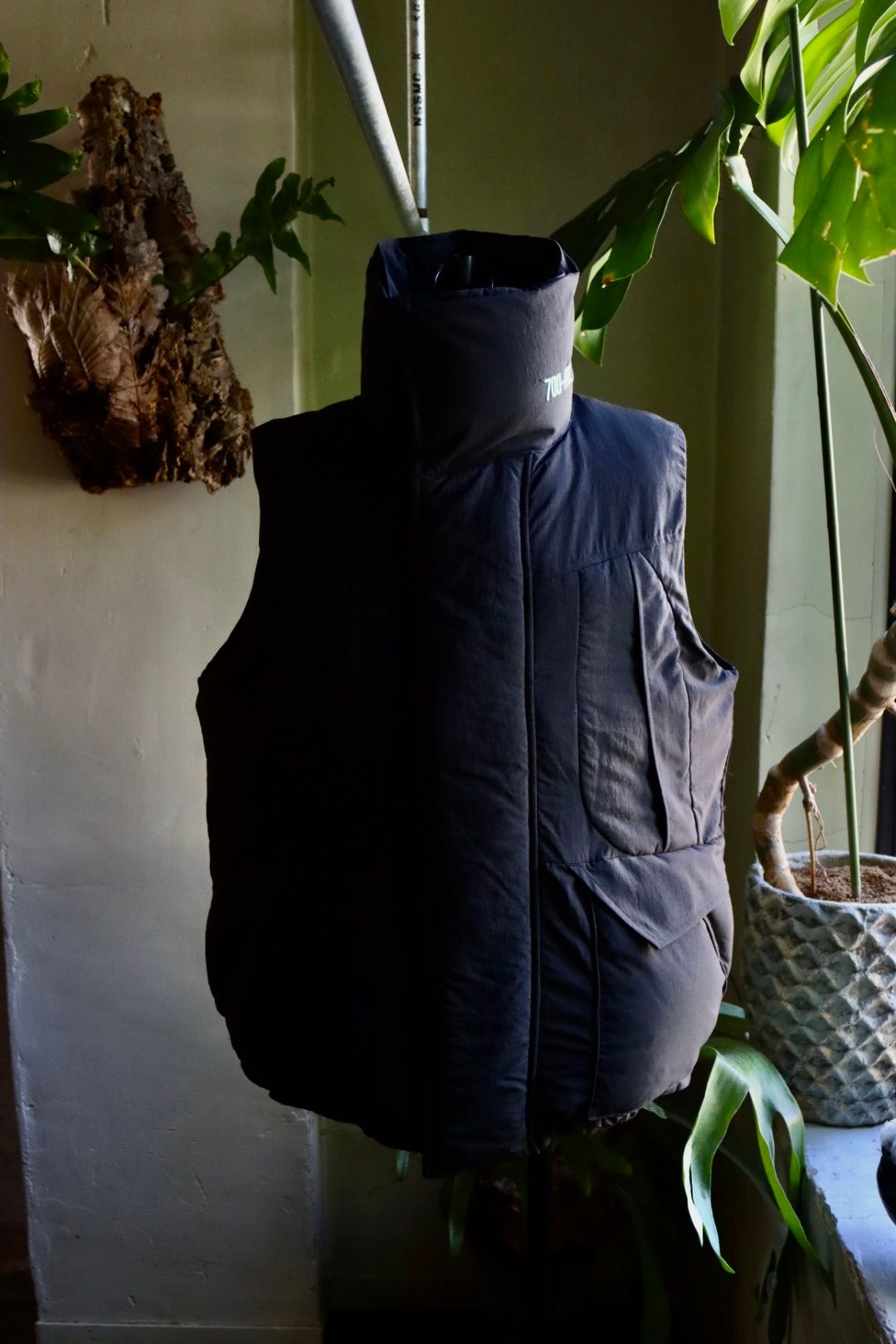 S.F.C エスエフシー23FW GOZILLA 700FILL VEST(SFCFW23J03)Black