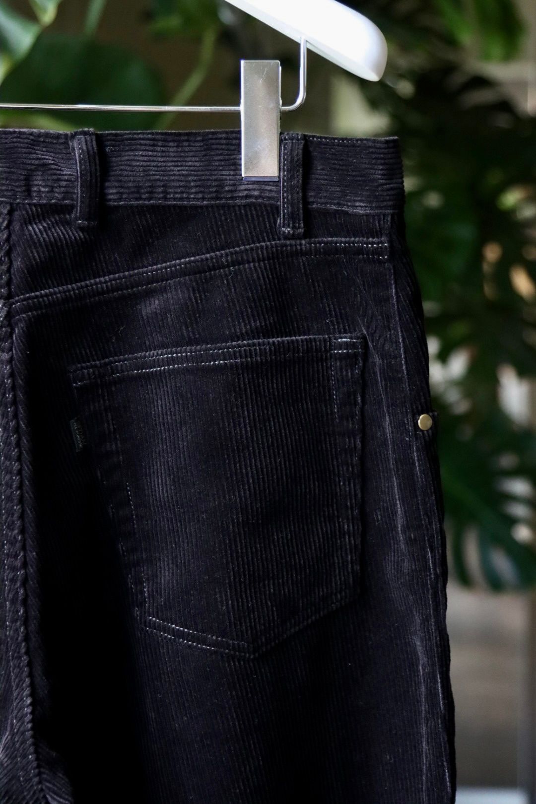 セダンオールパーパス23FW OVAL LOGO CORDUROY PANT(SD23F-PT06)BLACK