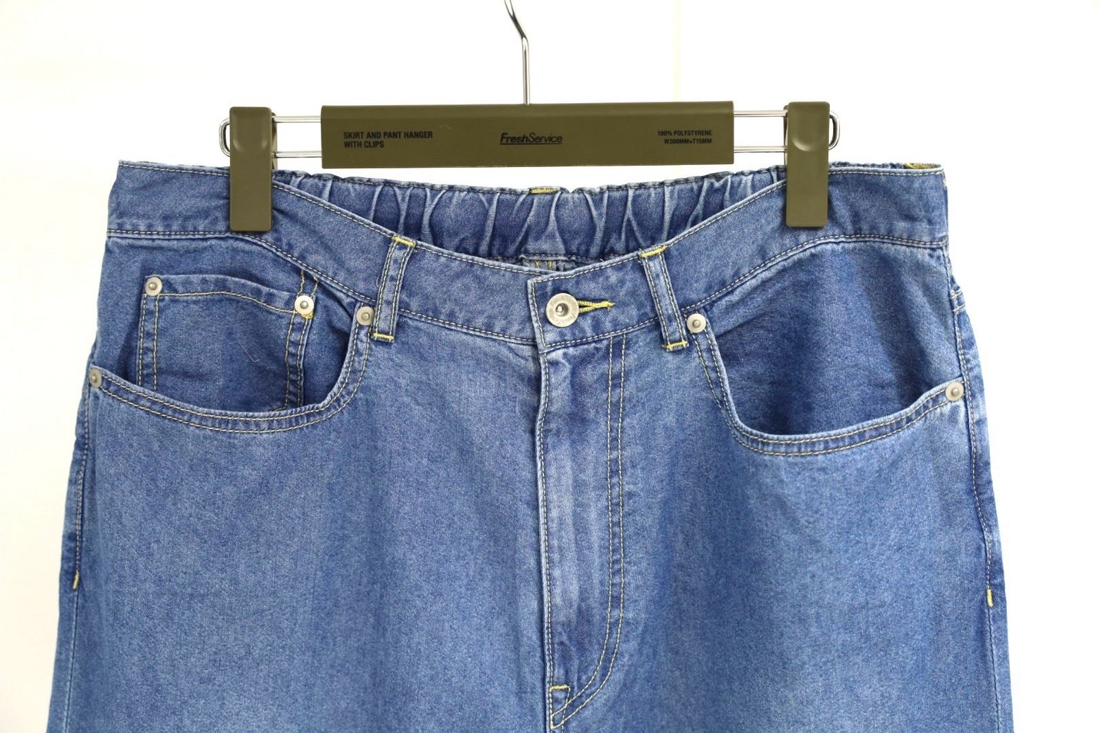 フレッシュサービス 26AW N/C TECH DENIM FIVE POCKET(FSC263-40044)LIGHT WASH☆9月5日(土)新作発売！