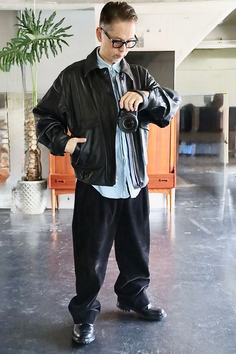 YOKE LEATHER FLIGHT JACKETスタイル2025.9.6.
