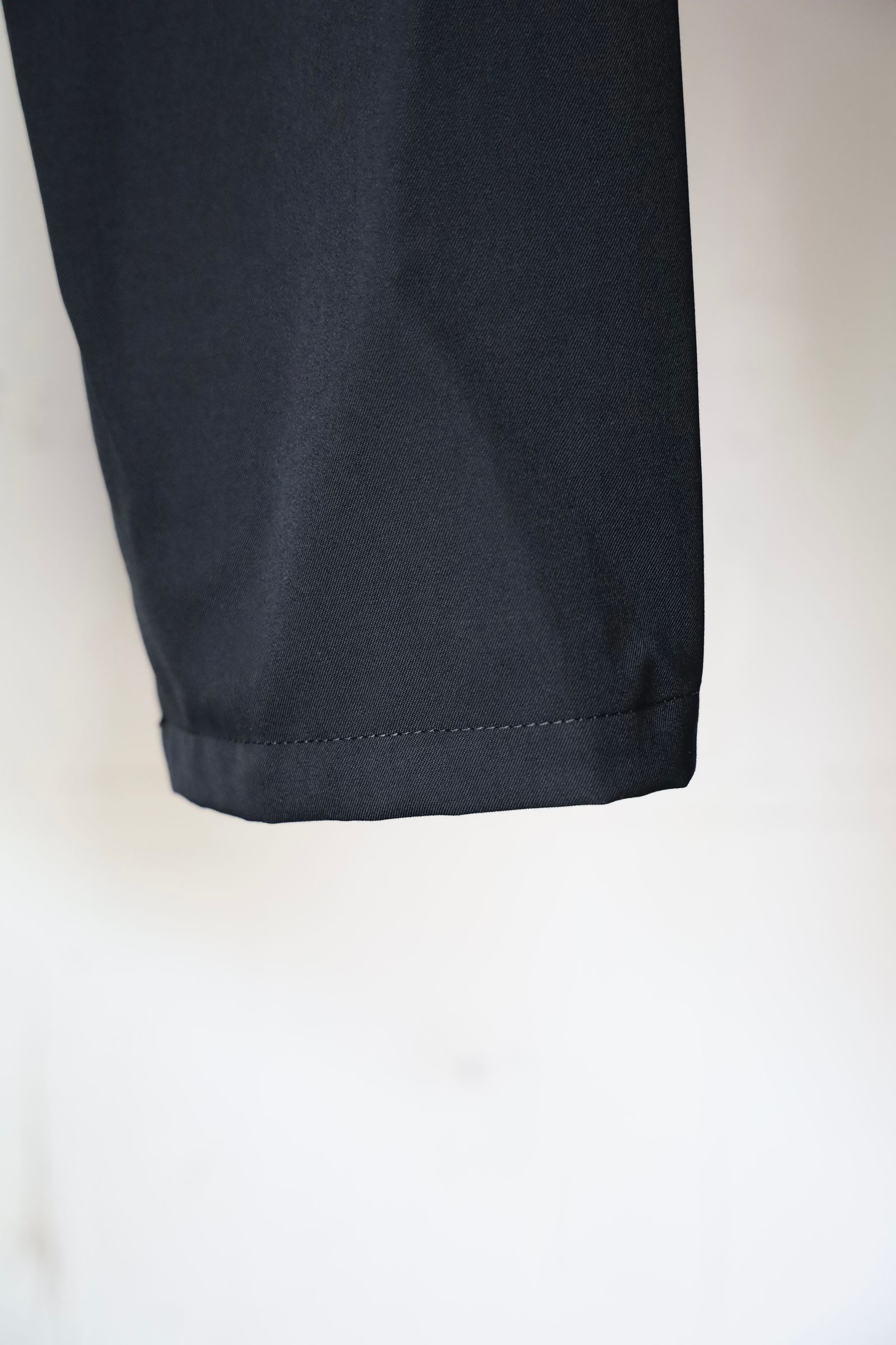 tao 26FW ウールギャバ後染パンツ(TC-P104-051)BLACK☆9月18日(金)発売！