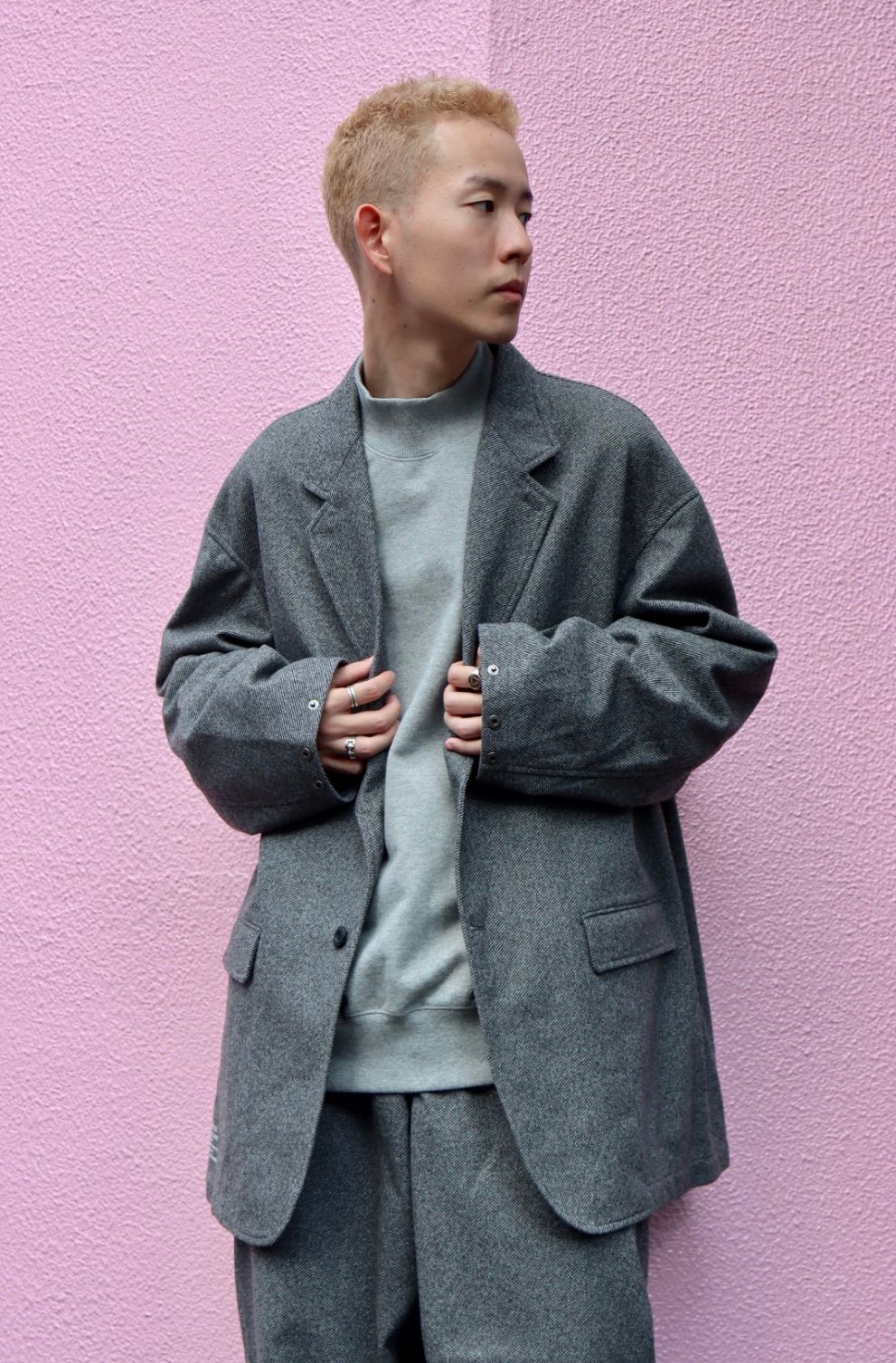 2024年冬【法人向けお歳暮】 FreshService セットアップ TWEED TECH 23AW フレッシュサービス ジャケット・アウター