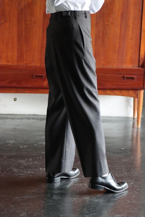 Ets.MATERIAUX マテリオ セレモニーパンツ"CHARCOAL"SIZE:1 style.