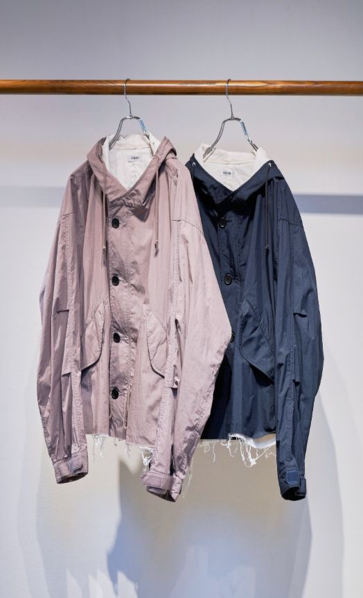 CHASSE チェイス26SS コットンナイロンジャケットM25-CNP(26-BL1)GREY☆2月7日(土)発売！